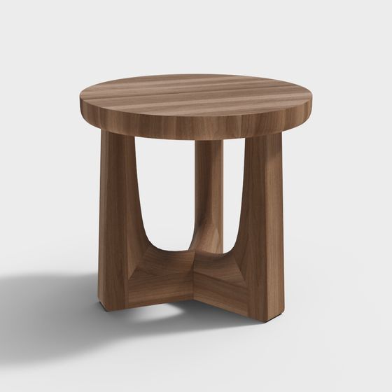 Sophisticated Round Table 3D model for Modern Spaces