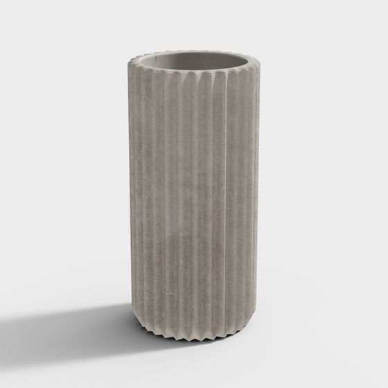 Unique Concrete Column 3D model