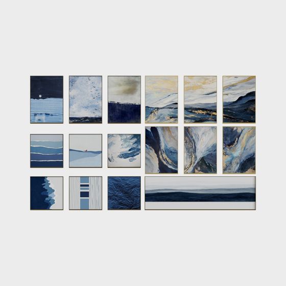 ภาพวาดที่ใช้สำหรับตกแต่งในแบบสมัยใหม่