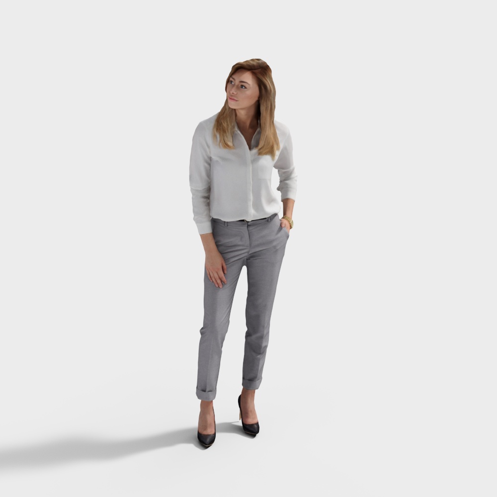 Urban Elegance Female 3D Model