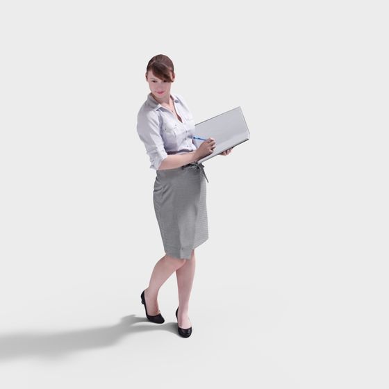 Mujer de Negocios Comunicándose con Personas