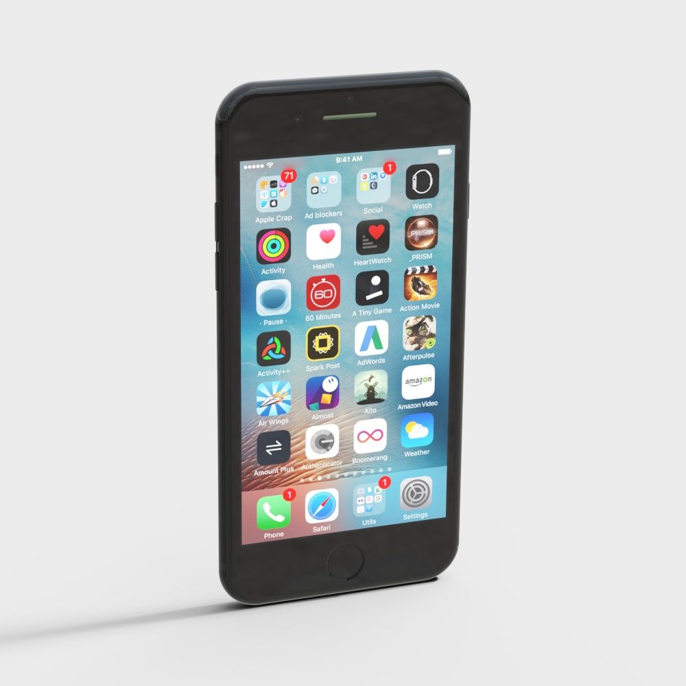 iPhone 6s Plus 3D model – A Masterpiece for Designers