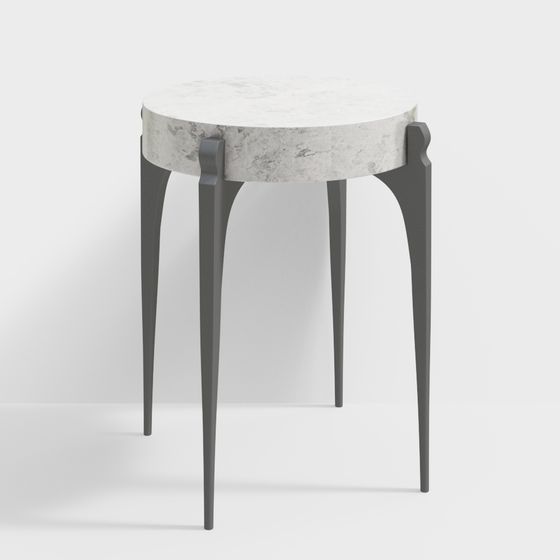 Elegant Round Table 3D model for Modern Aesthetics