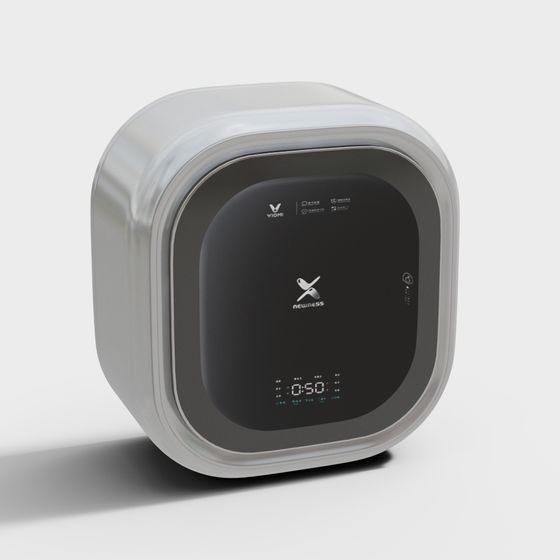 Stylish Smart Air Purifier 3D Model for Contemporary Spaces