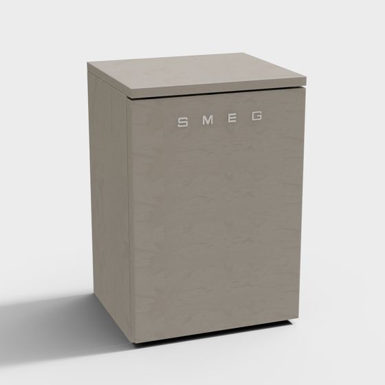SMEG Retro Fridge 3D model