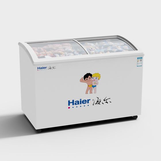 Haier Freezer 3D model for Contemporary Spaces