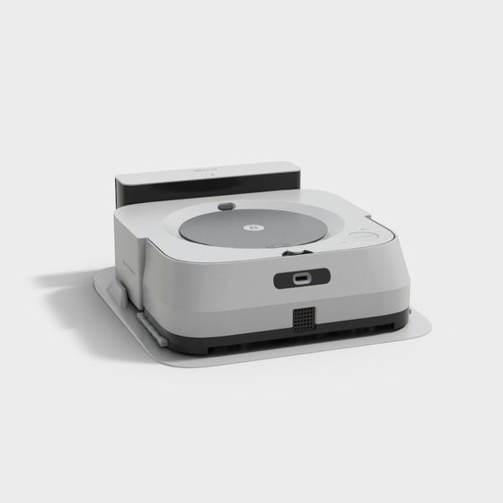 Smart Robot Vacuum 3D model for Modern Home