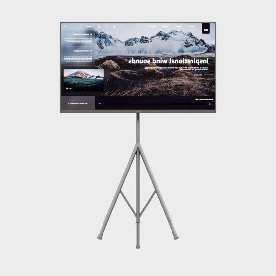 Sleek Smart Display Screen 3D model for Creative Use