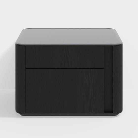 Stylish Bedside Table 3D model for Modern Interiors