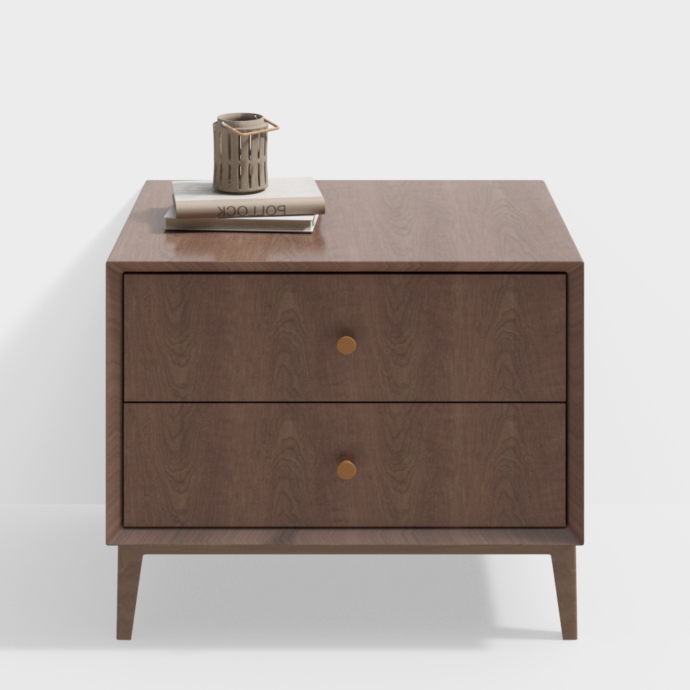 Cabinet de Noche Vintage Simple y Minimalista