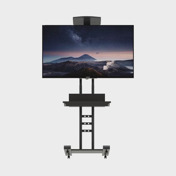 Stylish Low Polygon TV Stand 3D model