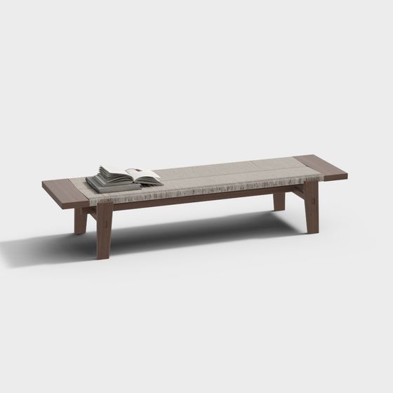 Cozy Bench 3D model for Modern Interiors
