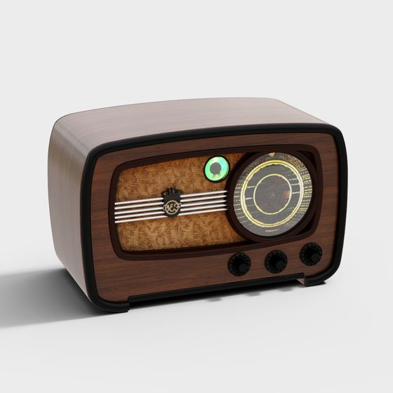 Nostalgic Radio 3D model