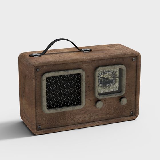 Nostalgic Radio 3D model