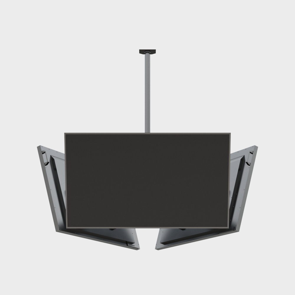 Hanging Three-Sided Television