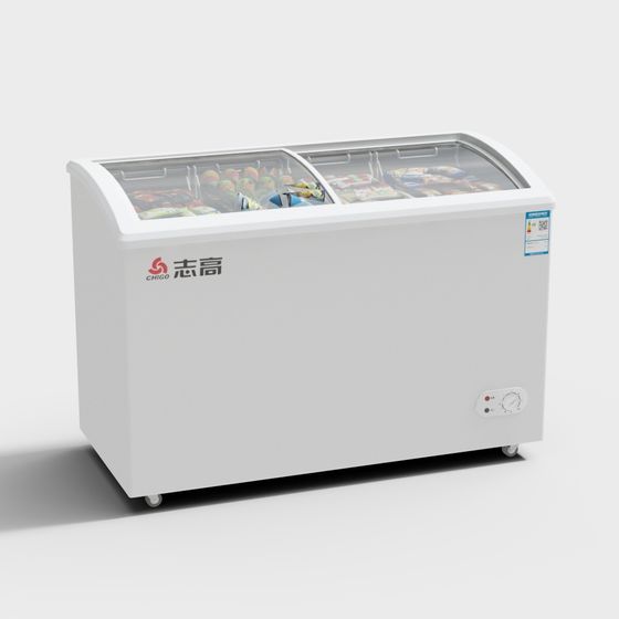 Stylish Refrigerator 3D model for Modern Spaces