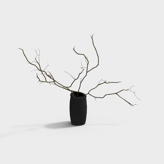 Winter Dry Branch 3D model for Elegant Spaces