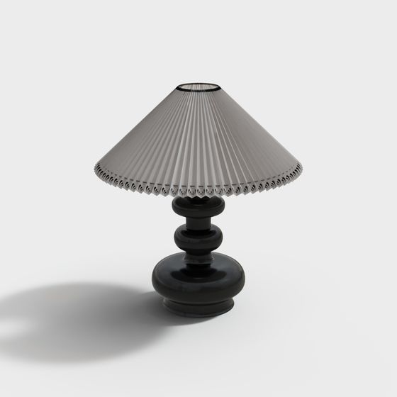 Vintage Table Lamp 3D model for Modern Interiors