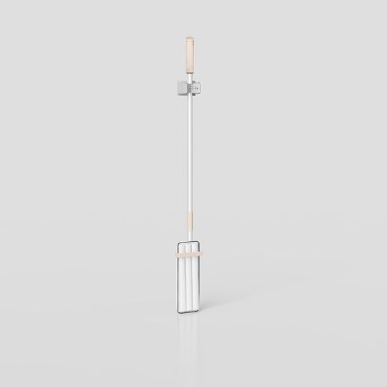 Elegant Mop 3D model with Low Poly Design