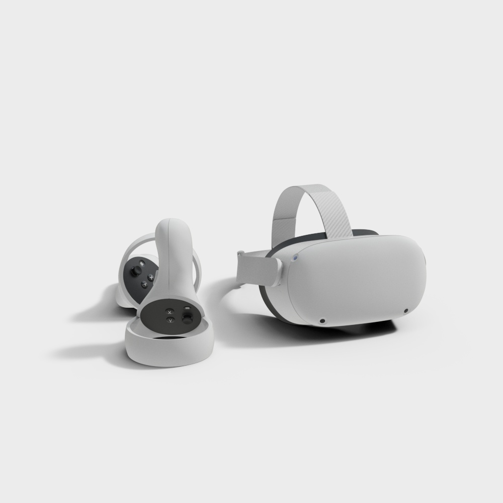 Stylish VR Headset 3D model for Immersive Experience