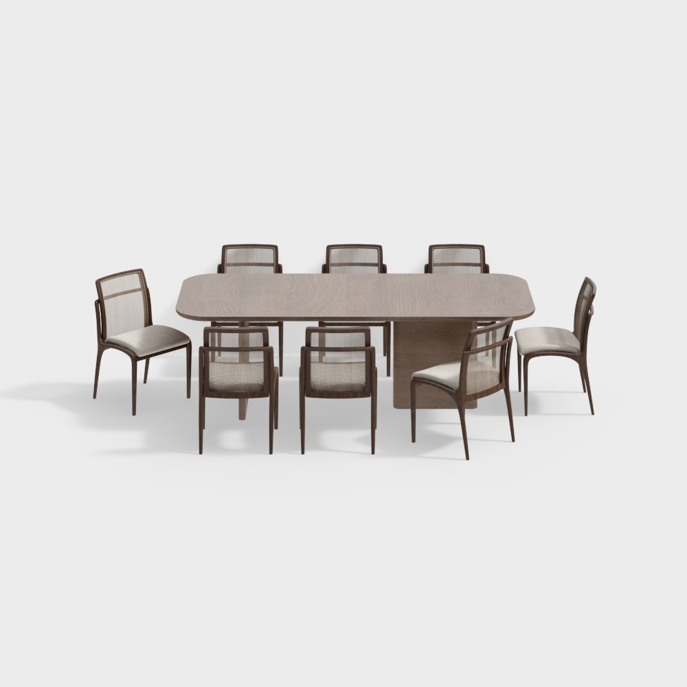 Modern Dining Table and Chair Set