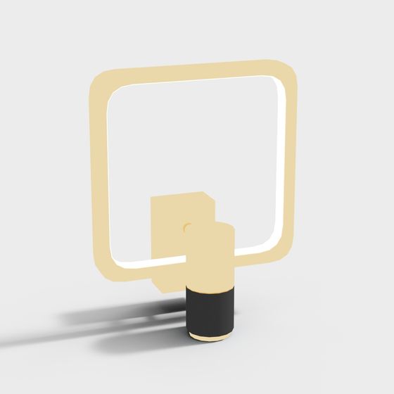 Square Light 3D model for Creative Spaces