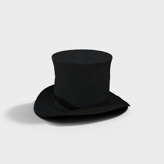 Classic Gentleman's Hat 3D Model