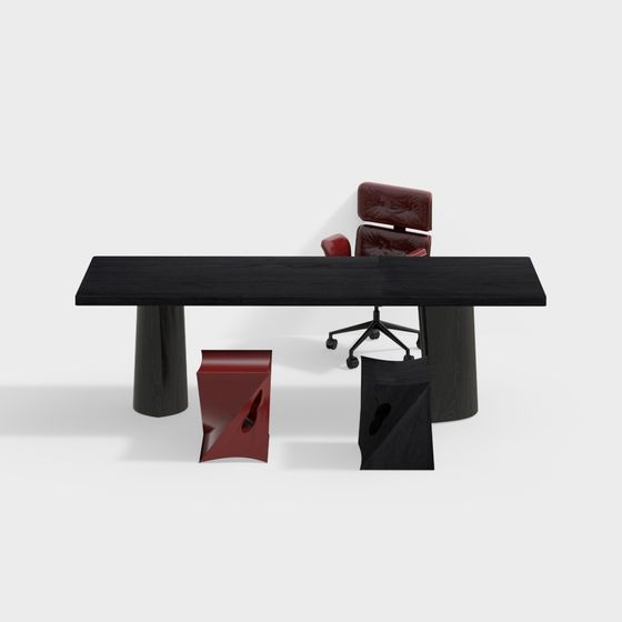 Stunning Modern Office Desk 3D model