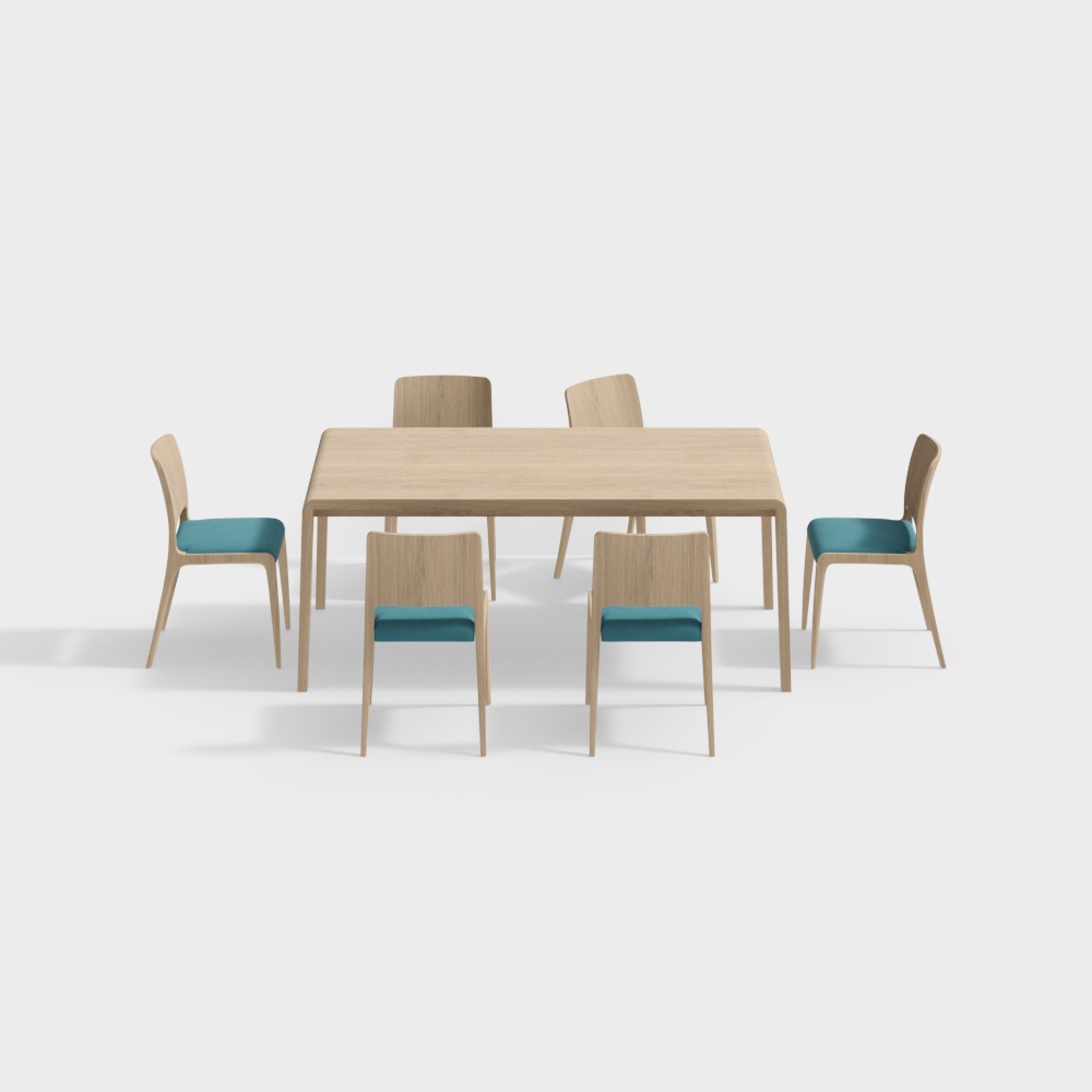 Modern Dining Table and Chair Set