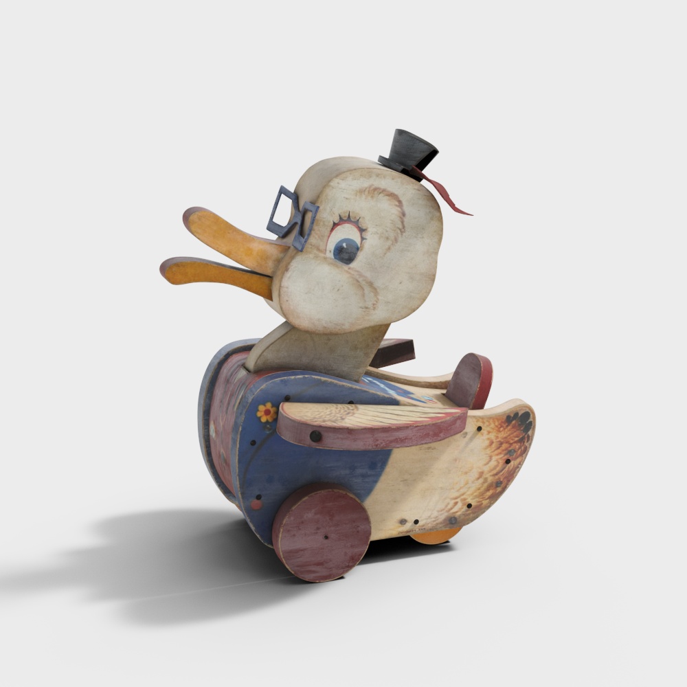 Ancient Style Donald Duck Ornament