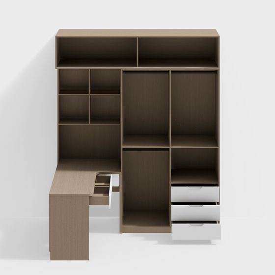 Urban Workspace 3D model for Modern Use