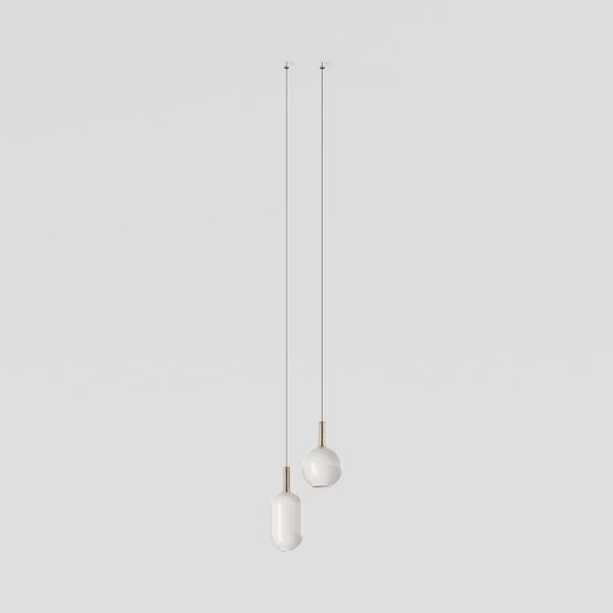 Suspended Lamp Gemini 3D model