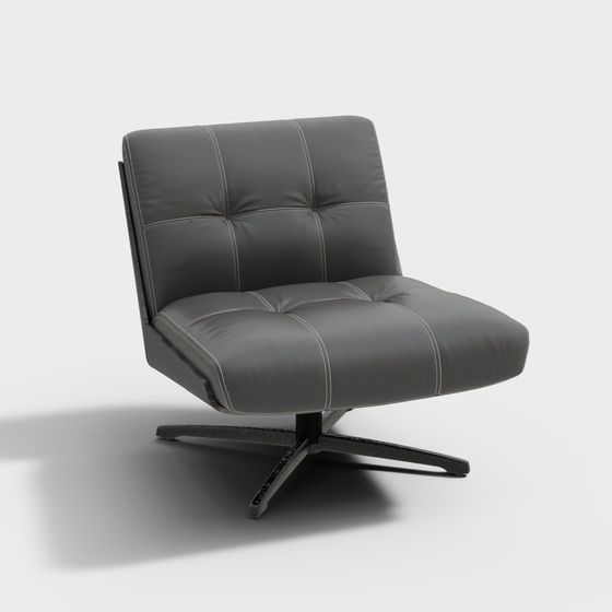 Elegant Rotating Chair 3D Model for Modern Spaces