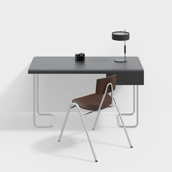 Sophisticated Urban Work Desk 3D model