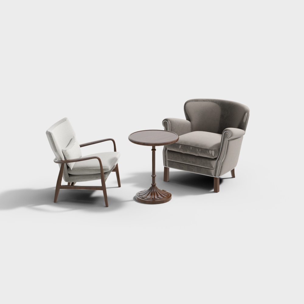 Ensemble table et chaises de loisirs moderne