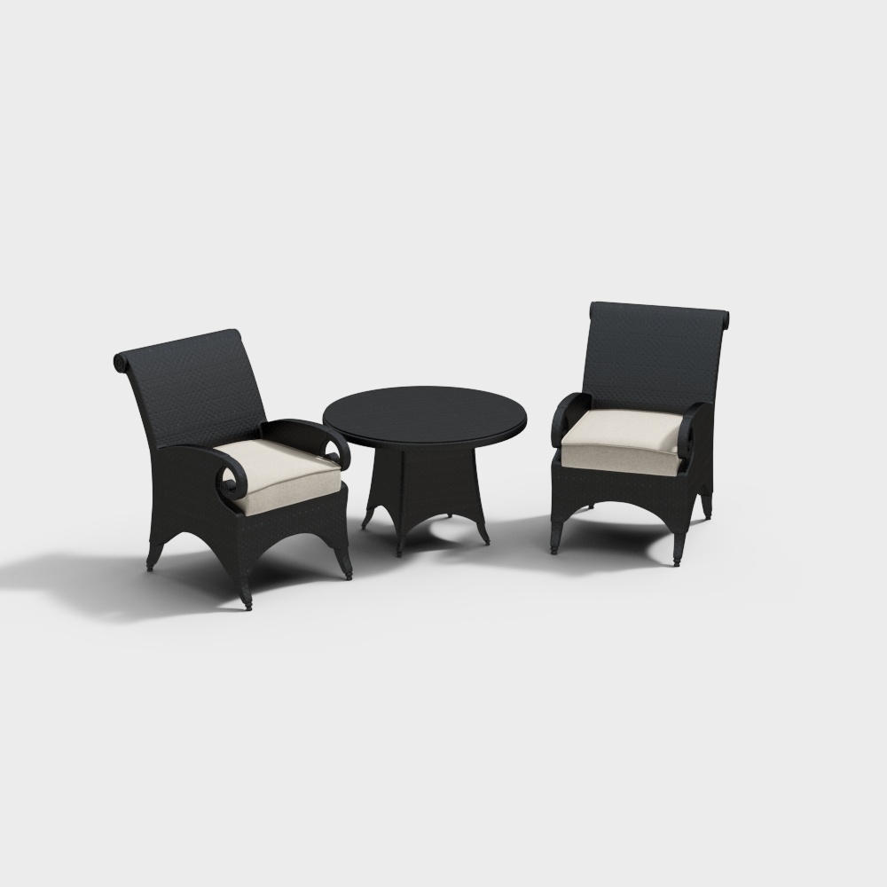 Modern Leisure Table and Chair Set