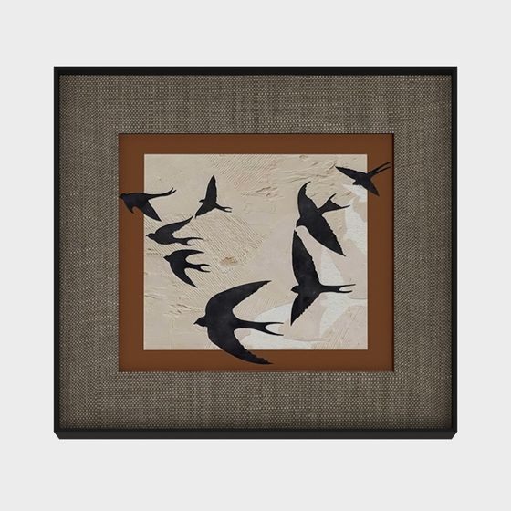 Dance of Flight 3D model for Creative Projects