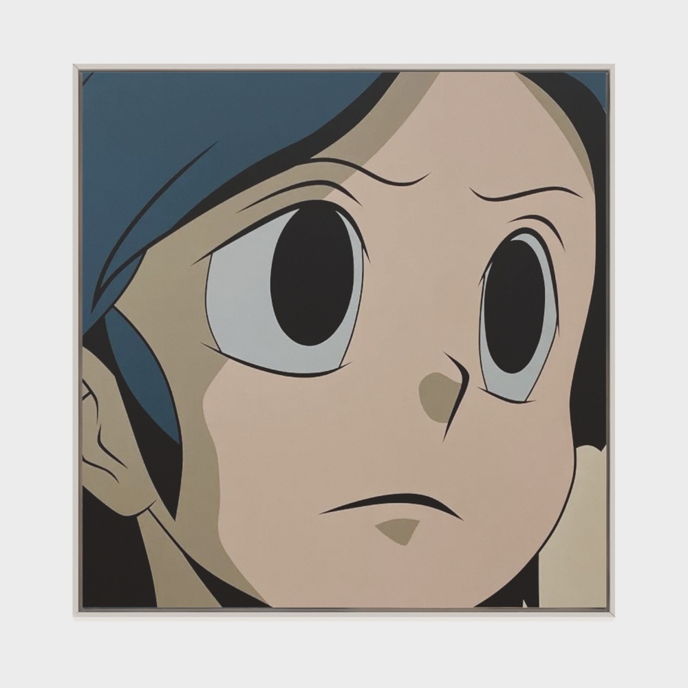 Anime Girl Face 3D Model