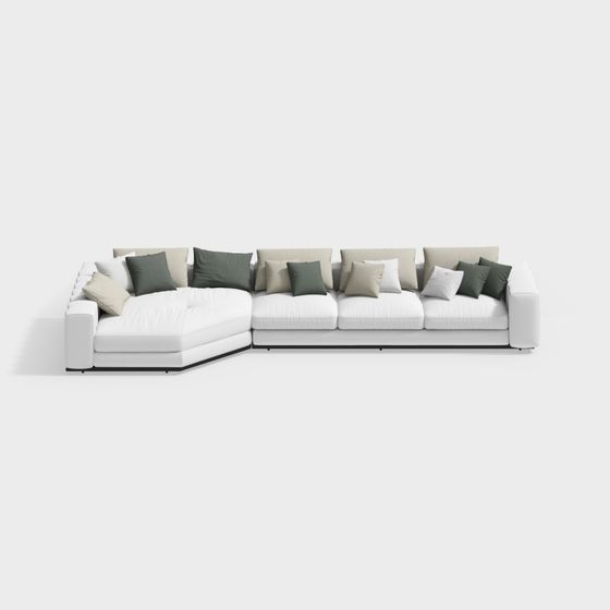 Urban Comfort Sofa 3D model for Stylish Homes