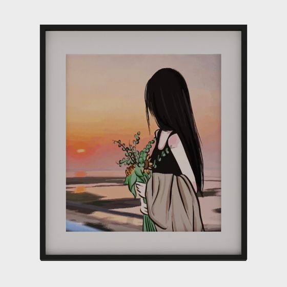 Guardian of the Sunset 3D model for Creative Projects