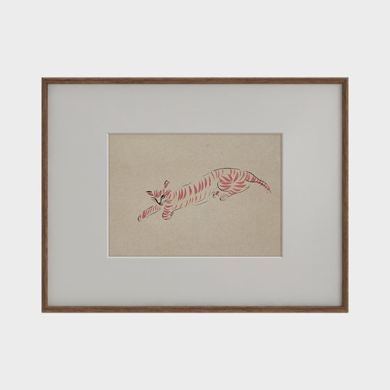 Playful Jumping Cat 3D model