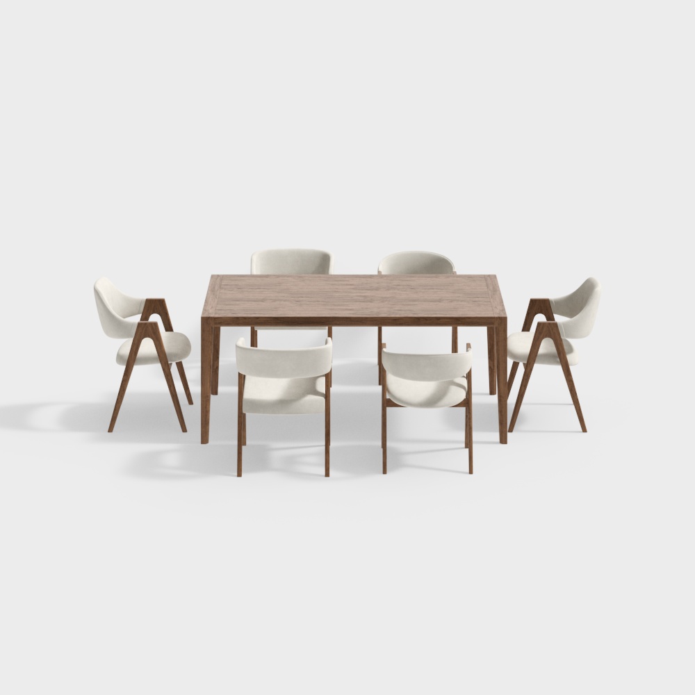 Modern Dining Table and Chair Set