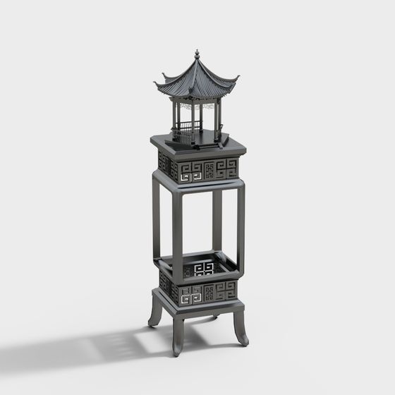 Elegant Pavilion 3D model for Cultural Projects