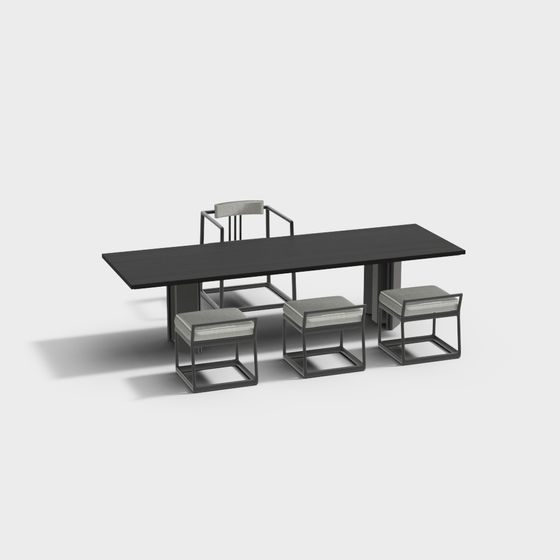 Urban Meeting Table 3D model