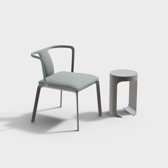 Ensemble de chaise simple de loisirs de style chinois moderne