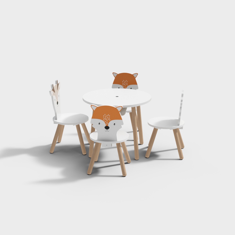 Modern Children’s Play Table and Chair Set