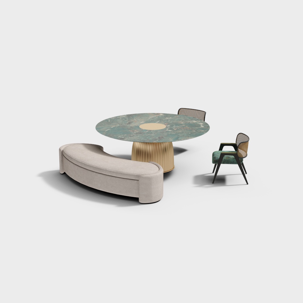 Modern Reclining Chair Set