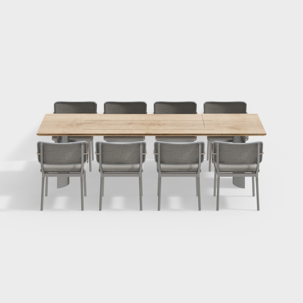 Industrial Style Dining Table and Chair Set