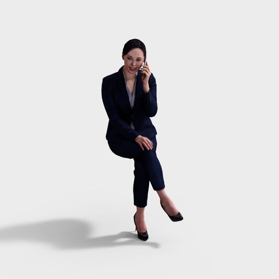 Elegant Urban Female 3D Model for Creative Projects