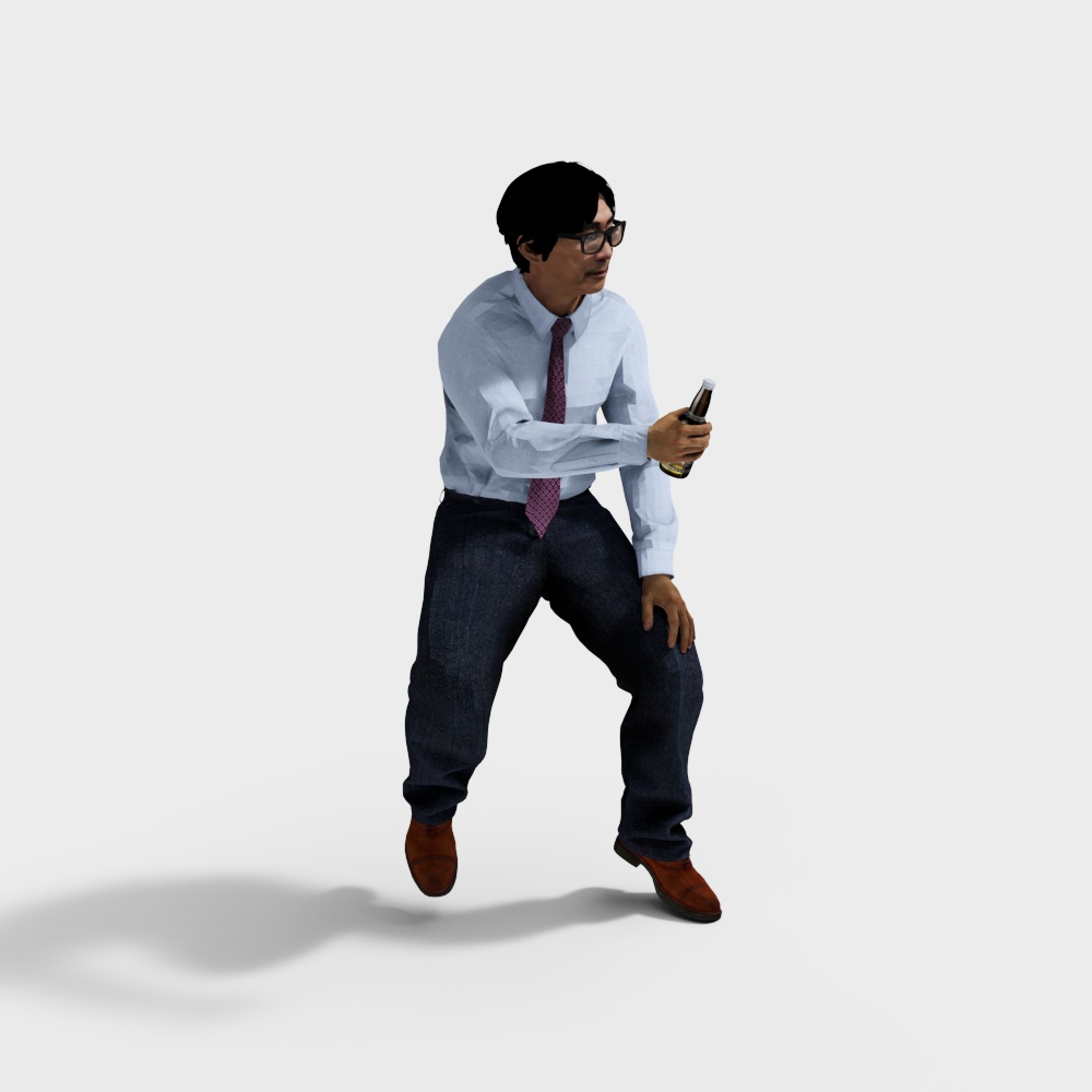 Low-Poly Character Model 3D model